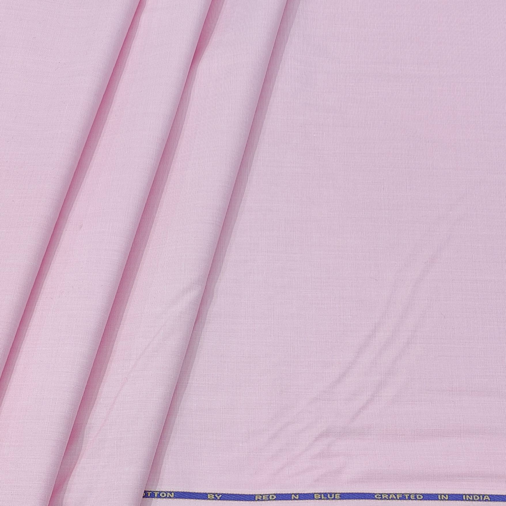 Combo Gwalior Silver Grey Matti Trouser Fabric And Pink Poly Cotton Shirt Fabric